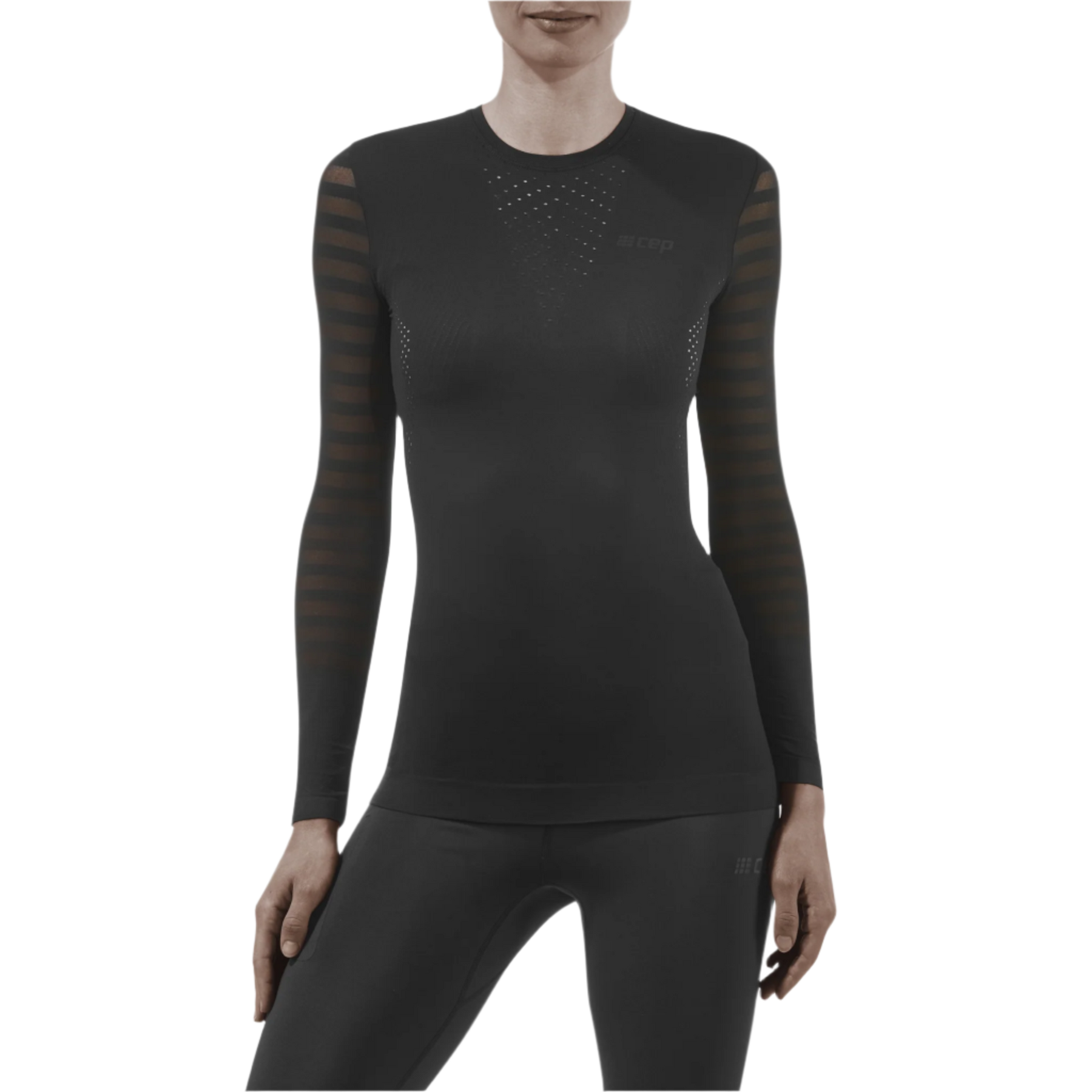 CEP Women s Ultralight Long Sleeve Shirt Black Large