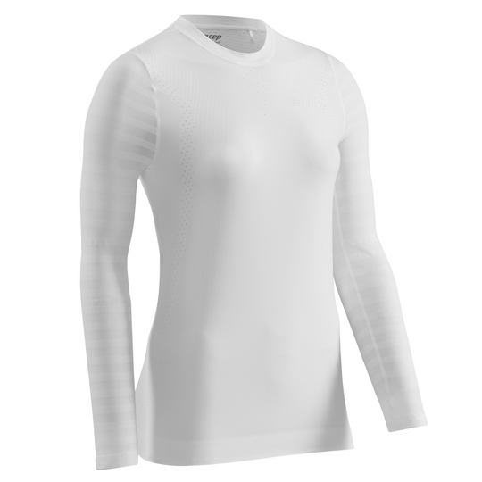Ultralight Long Sleeve Shirt, Women, White, Front View