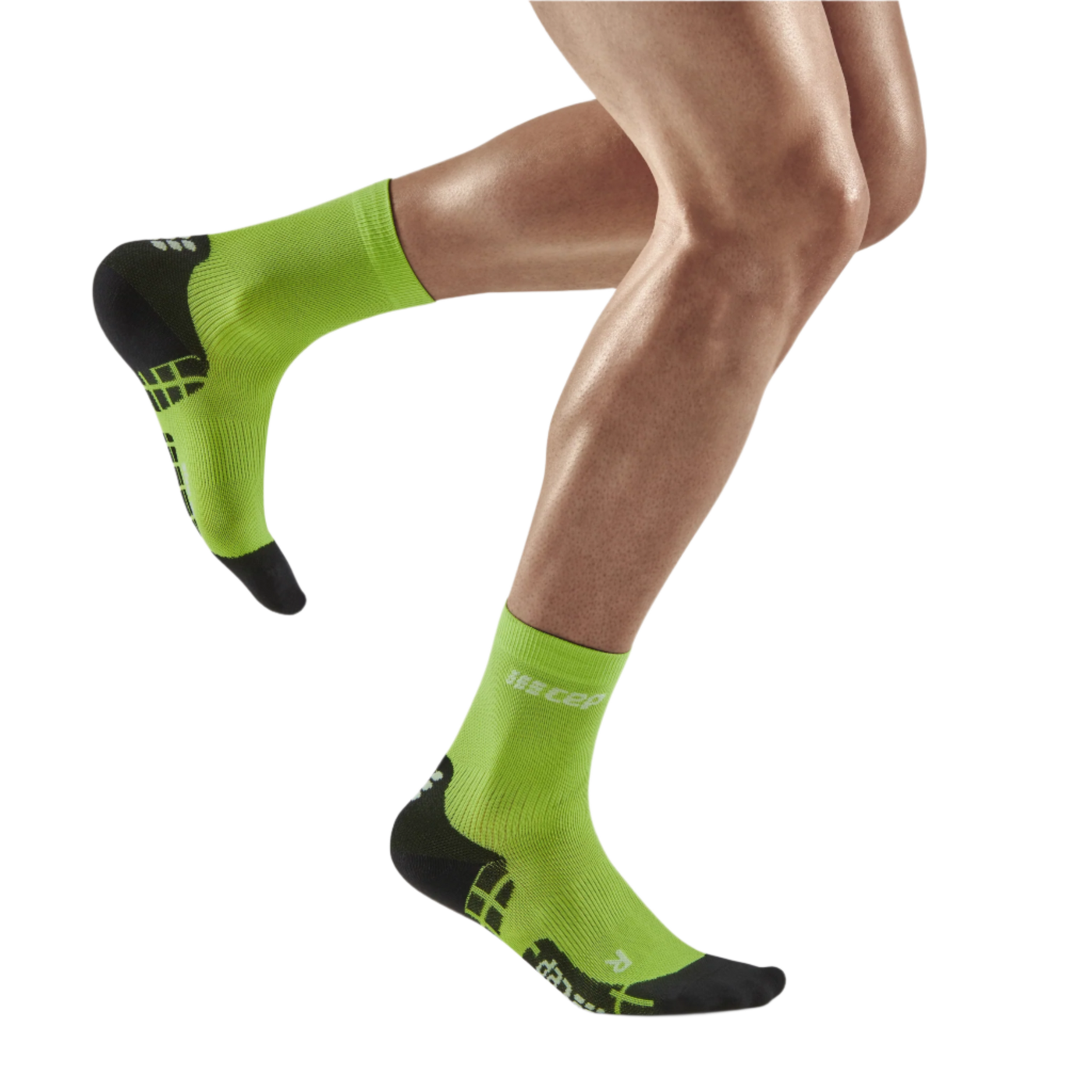 Ultralight Short Compression Socks, Men, Flash Green