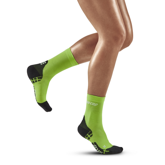 Εξαιρετικά Ελαφριές Κοντές Κάλτσες Συμπίεσης, Γυναικείες, Πράσινες Φλας