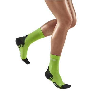 Ultralight Short Compression Socks, Women, Flash Green