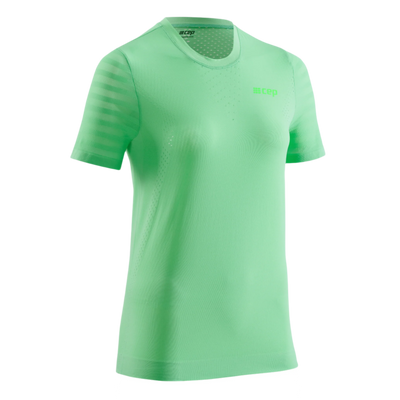 Ultralight Short Sleeve Shirt, Women, Green, Front View