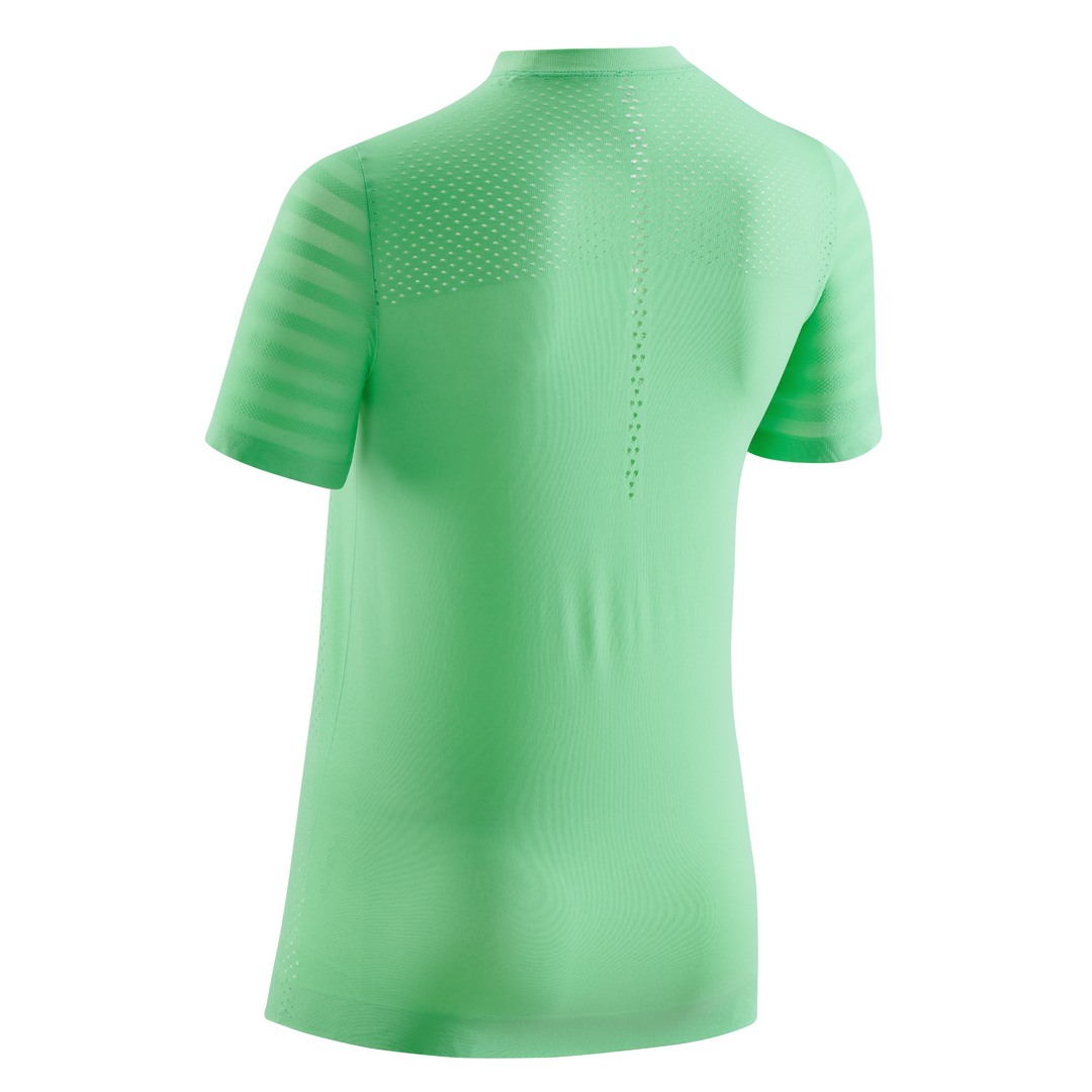 Ultralight Short Sleeve Shirt, Women, Green, Back View