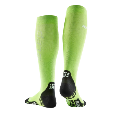 Ultralight Tall Compression Socks, Women, Flash Green, Back View