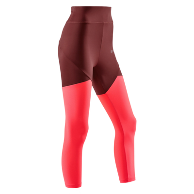 Ultralight Tights 7/8, Women, Dark Red/Pink, Front View
