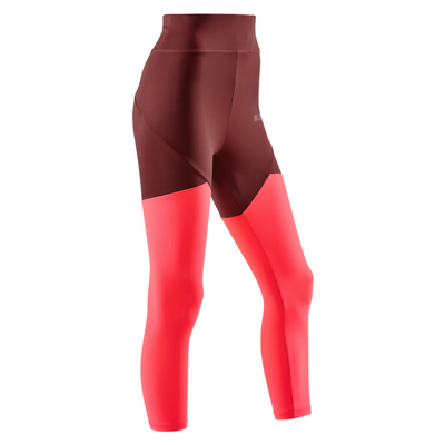 Ultralight Tights 7/8, Women, Dark Red/Pink, Front View